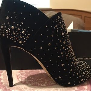 inc rhinestone booties